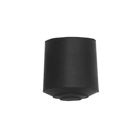 RUBBER CAP CYLINDRICAL 20mm. BLACK