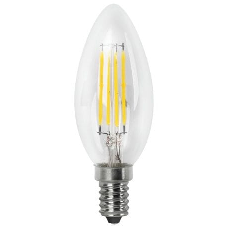 LED BULB CANDLE FILAMENT MATEL C37 E14 4W WARM CLEAR