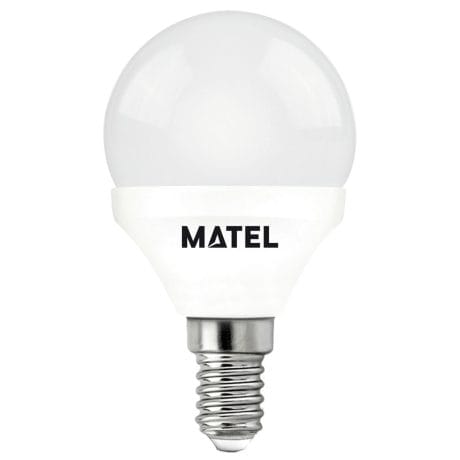 LED BULB SPHERICAL MATEL E14 5W RGB
