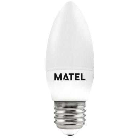 LED BULB CANDLE MATEL E27 4W COOL