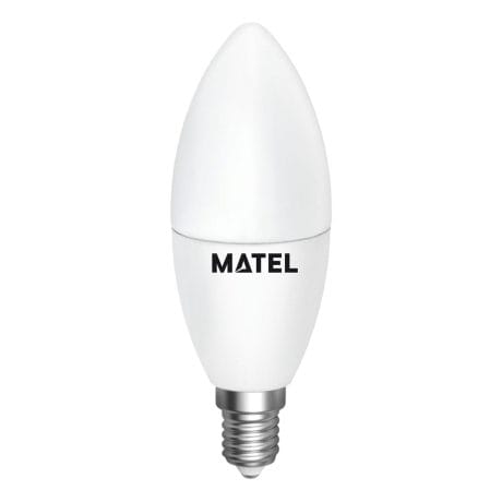 LED BULB CANDLE MATEL DIMMABLE 7W E14 COOL