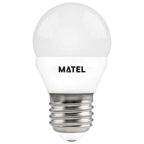 LED BULB SPHERICAL MATEL DIMMABLE 7W E27 COOL