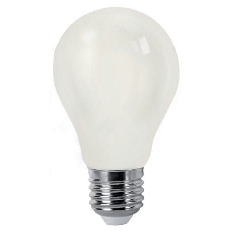 LED GLOEIDRAAD STANDAARD MATEL E27 A60 8W WARM OPAAL