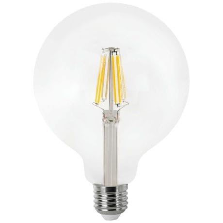 LED GLOBE GLOEIDRAAD MATEL E27 G125 8W WARM HELDER