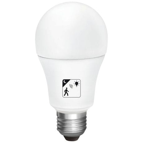 LED BULB MATEL TWILIGHT AND MOTION SENSOR E27 10W COOL