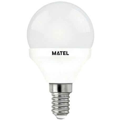 LED BULB SPHERICAL MATEL DIMMABLE 7W E14 NEUTRAL