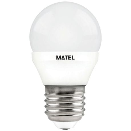 LED BULB SPHERICAL MATEL DIMMABLE 7W E27 NEUTRAL