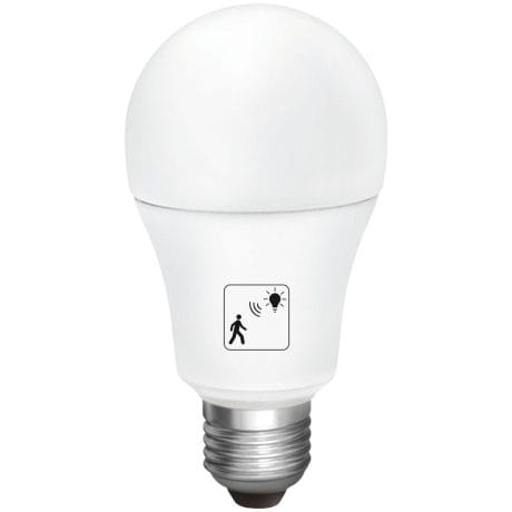 LED LAMP MATEL BEWEGINGSSENSOR E27 10W WARM
