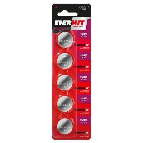 LITHIUM BUTTON BATTERY ENERHIT 3V CR-2025