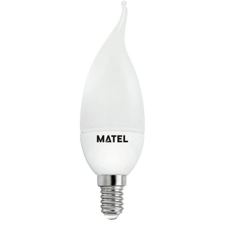 LED BULB FLAME MATEL E14 5W WARM (3 INTENSITIES)
