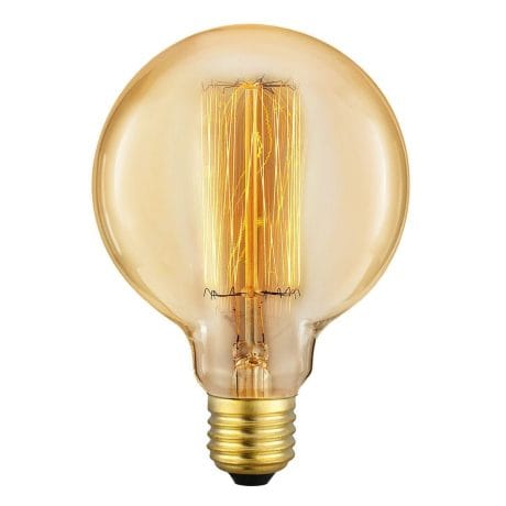 LED GLOBE VINTAGE EDISON MATEL E27 G125 40W