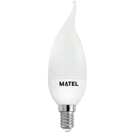 LED BULB FLAME MATEL E14 5W NEUTRAL (3 INTENSITIES)