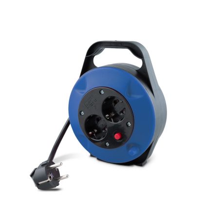 EXTENSION CORD ROLL 4.5m.3x1.5mm.2 SOCKETS