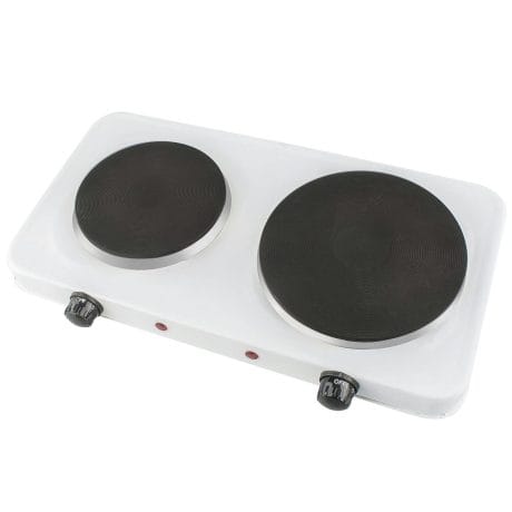 ELECTRIC STOVE WHITE 2 BURNERS 2500W KÜKEN