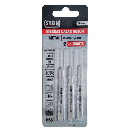 JIGSAW STEIN METAL BOSCH TOOTHED CUT 2.0MM