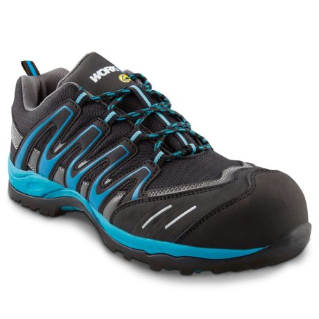 SAFETY SHOE ESD WORKFIT TRAIL BLUE No.39