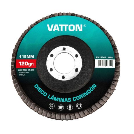 VATTON DISC LAMINATE CORIN 115mm GRAIN 120